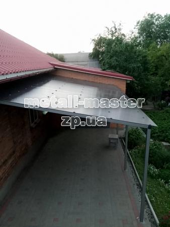 Навес поликарбонат 6х4